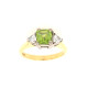 Pre Owned 18ct Peridot and Diamond Ring ZV892 Pre Owned 18ct Peridot and Diamond Ring ZV892